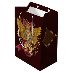 Mystic Griffin mit Schwerter Medium Geschenktasche Mittlere Geschenktüte