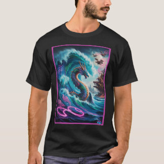 Mystic H2O Dragon Sea Serpent Design T-Shirt