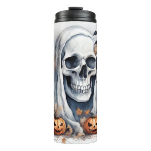 Mystic Halloween Ghost Art - Verzauberndes Geschen Thermosbecher