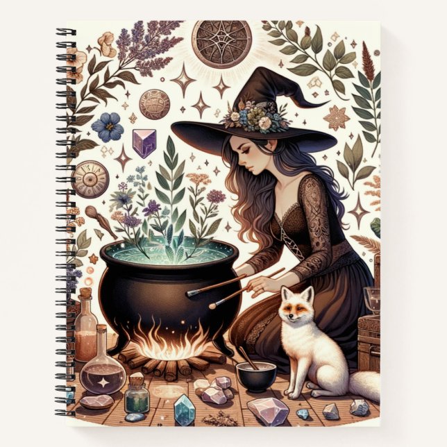 Mystic Herbalist: Die Kunst der Hexerei und des He Notizbuch (Vorderseite)