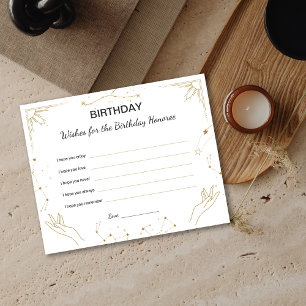 Mystic Horoskop Moon Birthday Guest Wwünschcard