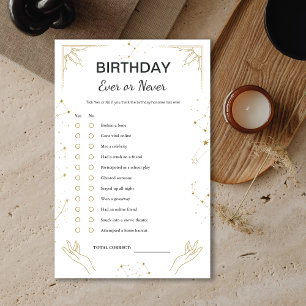 Mystic Horoskop Moon Birthday Party Game
