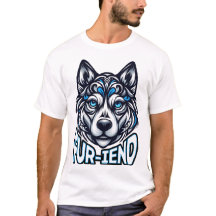 Mystic Husky: Intricate Blue-Mit Augen Guardian