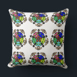Mystic Jewel Zen Kissen<br><div class="desc">This unique hand-drawn mandala features a rustic,  artistic charm with natural variations in the pattern alignment. Perfect for adding a touch of soul and creativity to your space.</div>