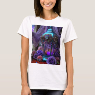 Mystic Lantern und Purple Roses Grafik-T-Shirt – G T-Shirt