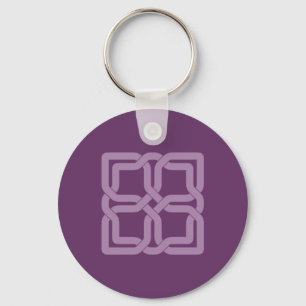 Mystic Lilac keltischer Knoten Schlüsselanhänger