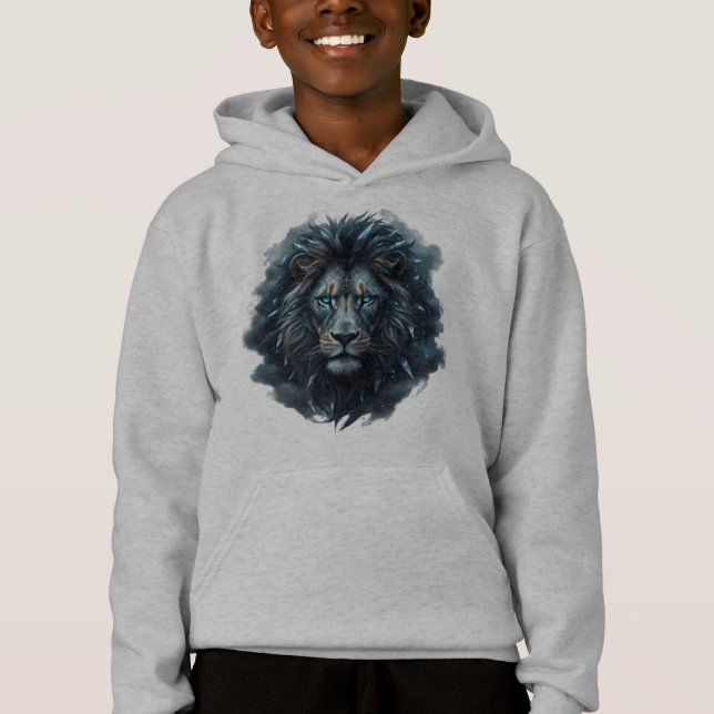 mystic lion hoodie (Vorderseite)