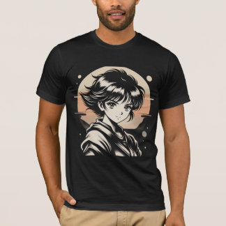 Mystic Manga Charakter-Shirt – Japanisches Kunst-F T-Shirt