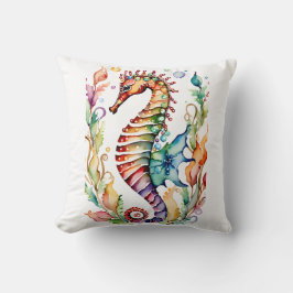 Mystic Marinelands Seepferd Throw Kissen