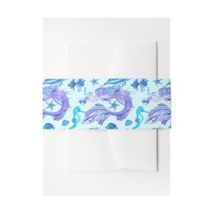 Mystic Mermaid Fairy Lila Creature Keramik Tile Einladungsbanderole