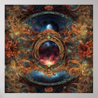 Mystic Moment AI Fantasy Digital Art Print