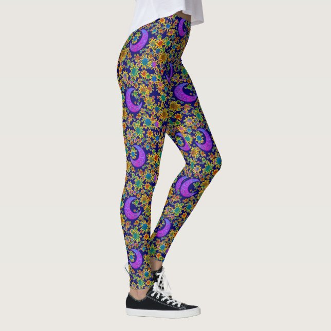 Mystic Moon Night Leggings (Rechts)