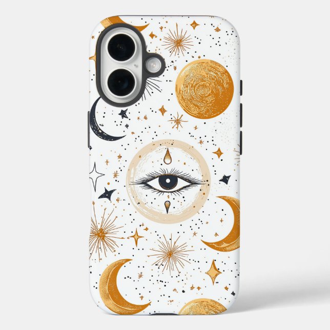 Mystic Moon Tears Boho Phone Case (Rückseite)