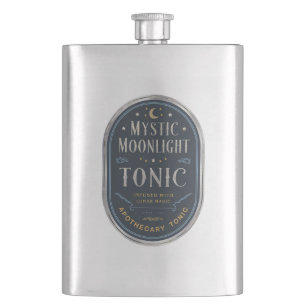 Mystic Moonlight Halloween-Party Vintag Gothic Flachmann