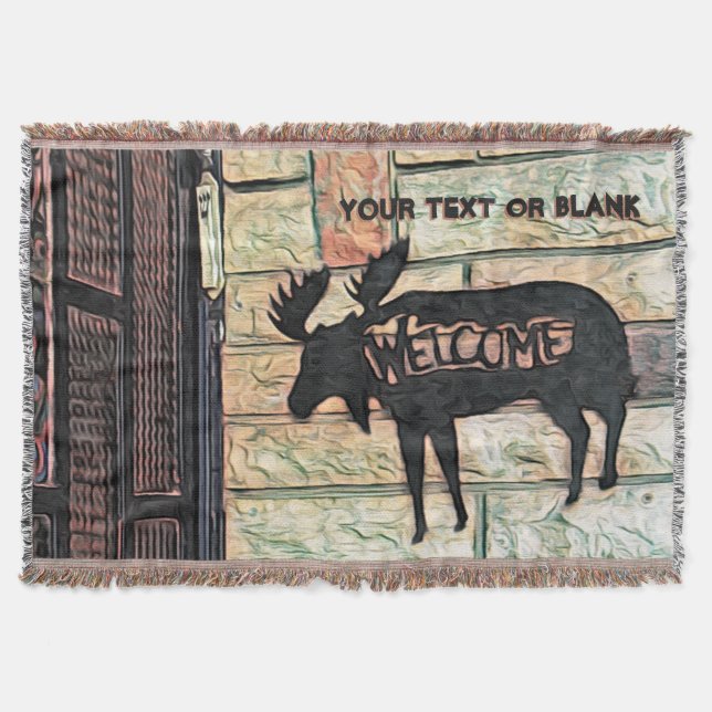 Mystic Moose Decke (Vorderseite)