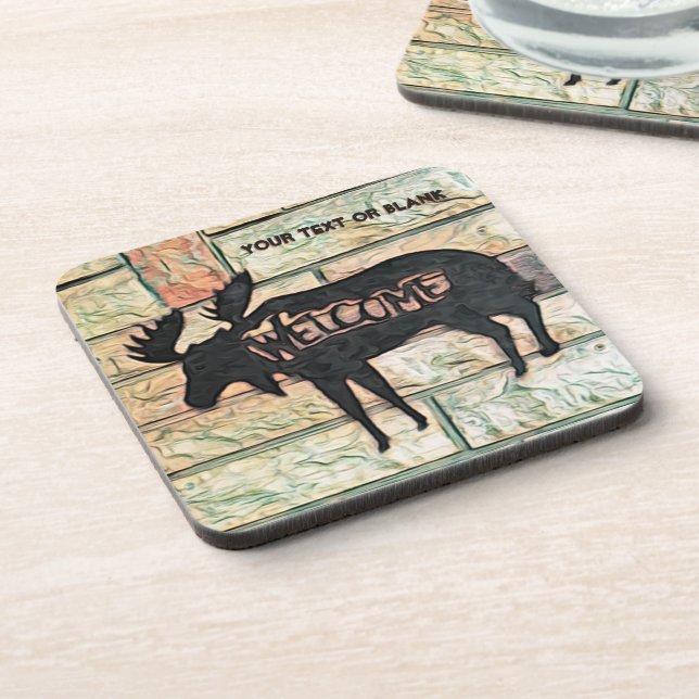 Mystic Moose Getränkeuntersetzer (Linke Seite)