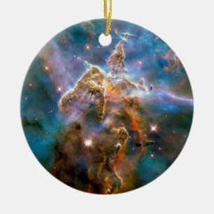 Mystic Mountain Carina-Nebel Hubble-Weltraumfoto Keramikornament