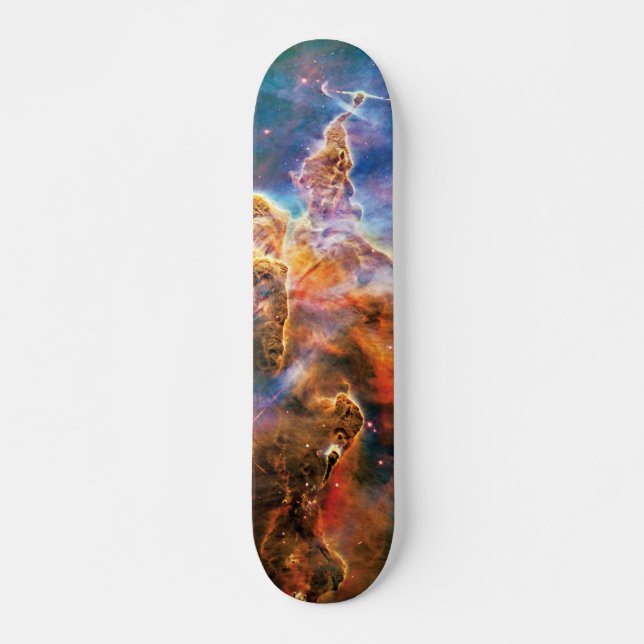 Mystic Mountain Carina Nebula Hubble Space Foto Skateboard (Vorne)
