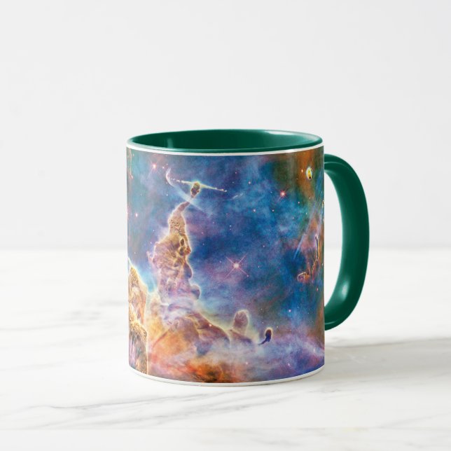 Mystic Mountain Carina Nebula Hubble Space Foto Tasse (VorderseiteRechts)