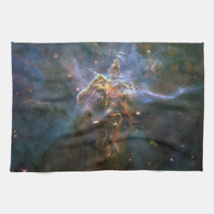 Mystic Mountain im Carina-Nebel Hubble-Weltraum Geschirrtuch