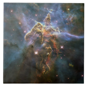 Mystic Mountain im Carina-Nebel Hubble-Weltraumtel Fliese