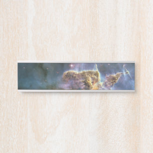 Mystic Mountain im Carina-Nebel Hubble-Weltraumtel Türschild