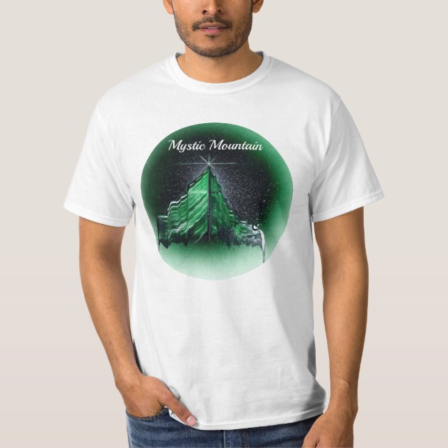 Mystic Mountain Jade Green T-Shirt (Vorderseite)