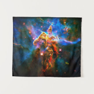 Mystic Mountain Klein Wandteppich