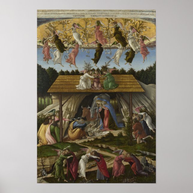 Mystic Nativi von Botticelli - Poster (Vorne)