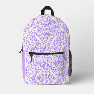 Mystic Nebula Flieder Bedruckter Rucksack