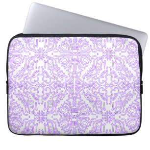 Mystic Nebula Flieder Laptopschutzhülle