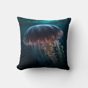 Mystic Ocean Jellyfish Kissen