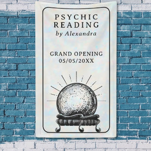 Mystic Opal Vintag Crystal Ball Psychisches Medium Banner