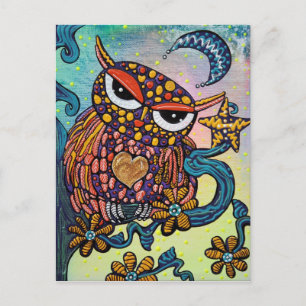 Mystic Owl Postkarte