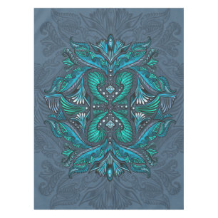 Mystic Peacock Feathers Tischdecke