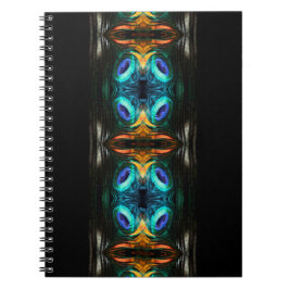 Mystic Peacock Mirage Notizblock