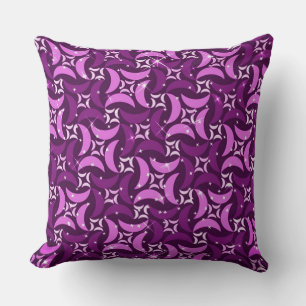 Mystic Pink Moons Pattern Throw Kissen