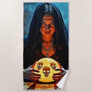 Mystic Psychic Fortune Teller Design Strandtuch
