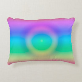 Mystic Rainbow Eye Ombre Dekokissen