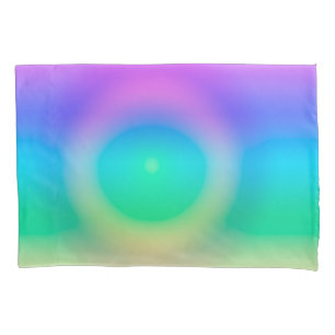 Mystic Rainbow Eye Ombre Kissenbezug