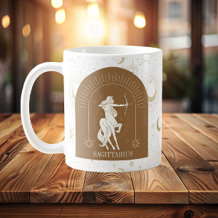 Mystic Sagittarius Zodiac Stars Horoscope Kaffeetasse