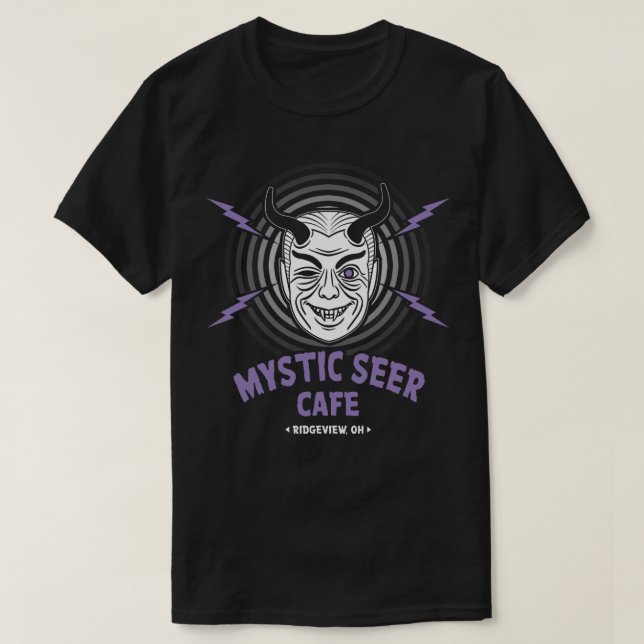 Mystic Seer Cafe T-Shirt (Design vorne)