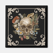 Mystic Skull Vintag Black