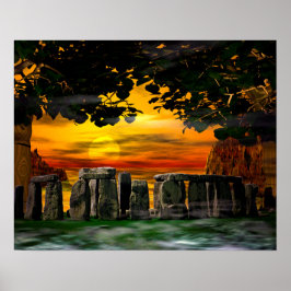 Mystic Stonehenge Poster