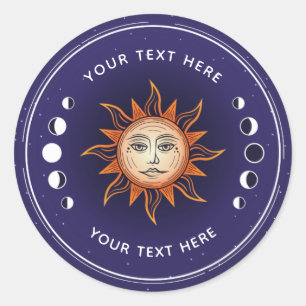 Mystic Sun Personalisiert Sticker