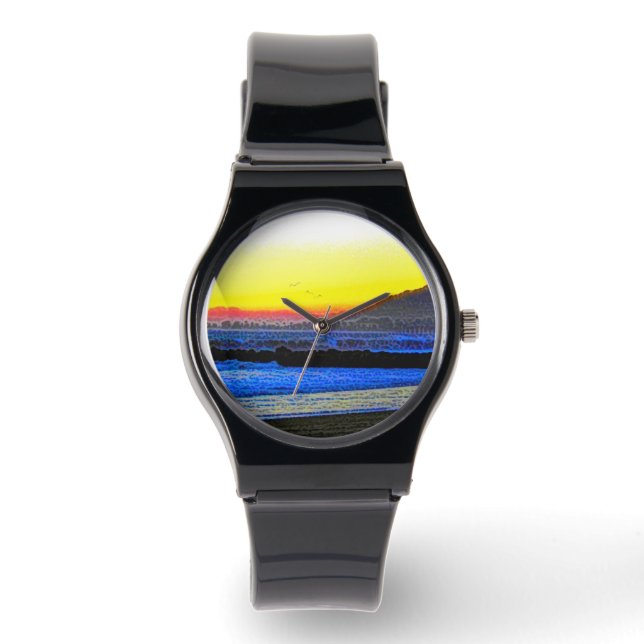 Mystic Sunset  Armbanduhr (Vorderseite)