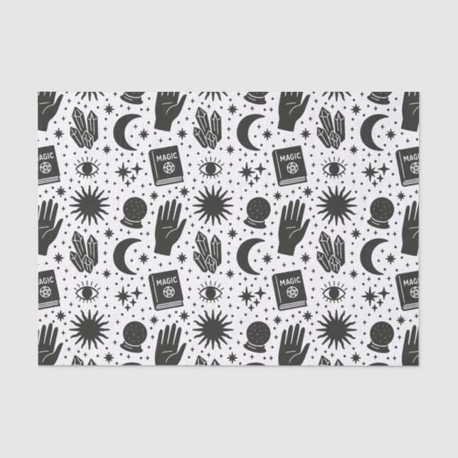 Mystic Symbols Seidenpapier (Vorderseite)