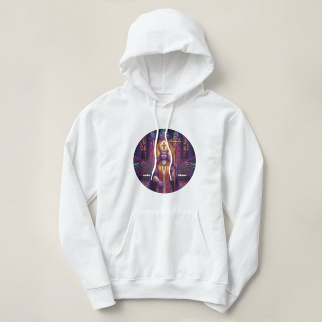 Mystic Synth Priestess Hoodie 🔮 🎹 (Design vorne)