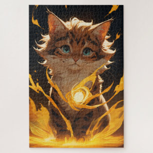 Mystic Tiger Cat Fire Familiar