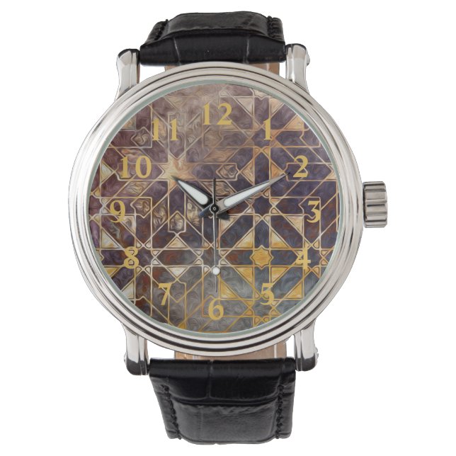 Mystic Tiles I Armbanduhr (Vorderseite)